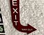 Exit sign