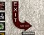 Exit sign