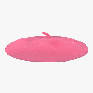 Wool French Beret Pink