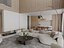 Modern Double-Height Luxury Living Room 28 3D model