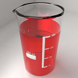 3D measuring beaker liquid - TurboSquid 1278735