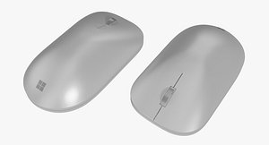 realistic microsoft surface mouse 3d 3ds