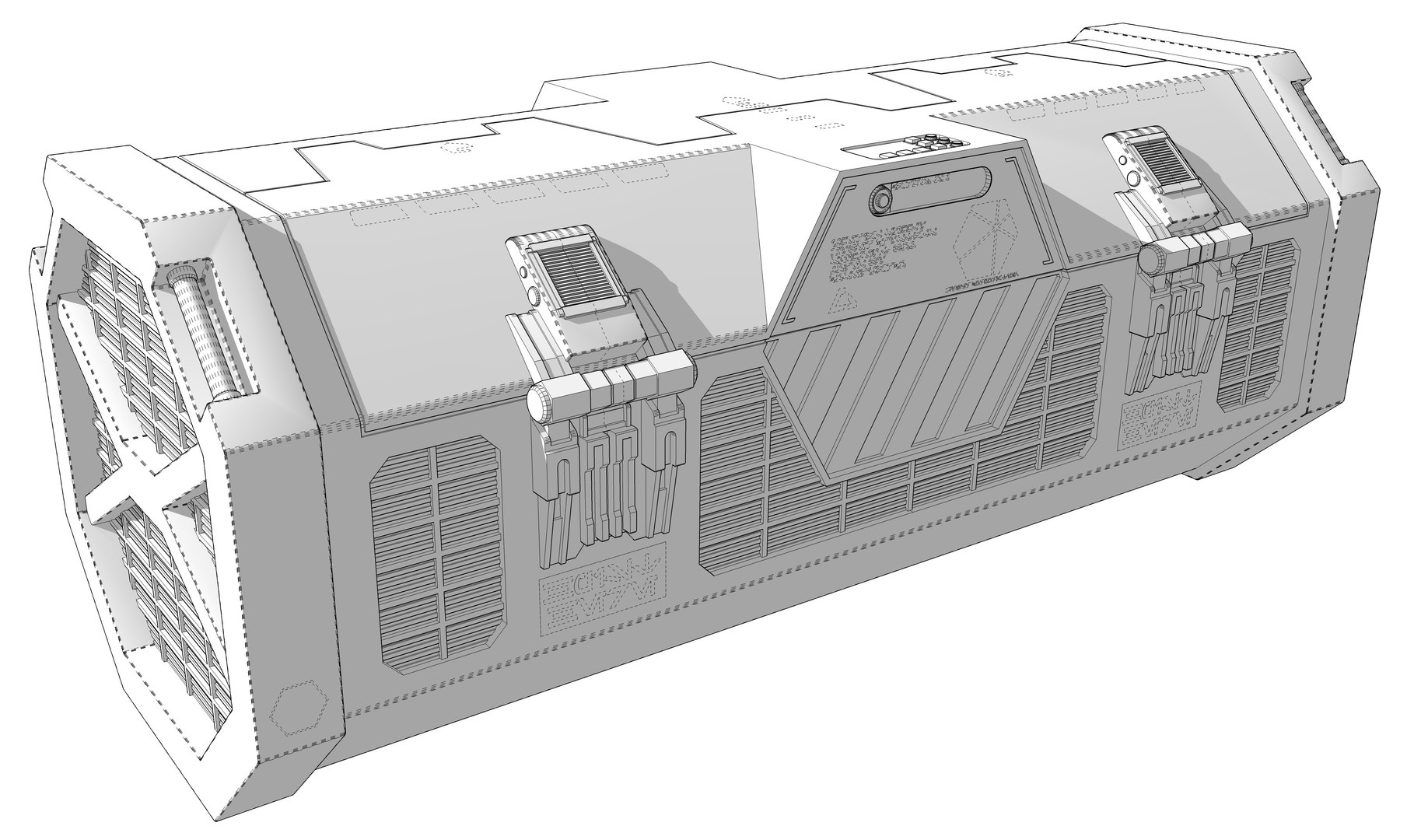 Kyber Crystal Shipment Box 3D - TurboSquid 1335145