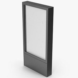 Street Billboard 3D model