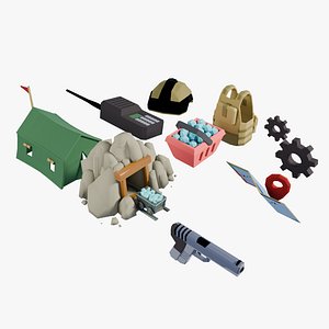 MilitaryIconPack 3d design model