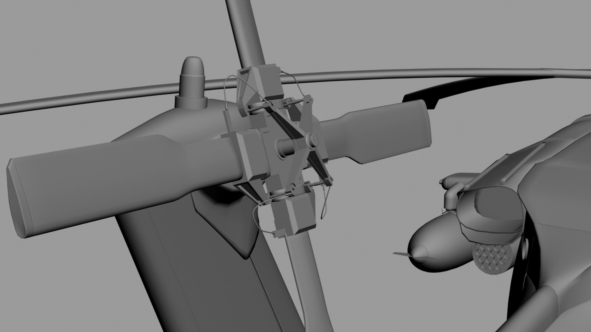 3d Uh64a Blackhawk Helicopter Model