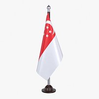 Singapore Flag Stand