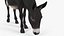 Farm Mammal Eating Dark Brown