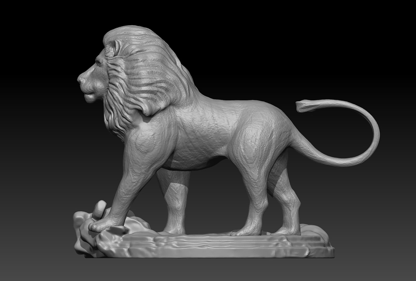 3D Lion Model For 3D Printing Model - TurboSquid 2255738