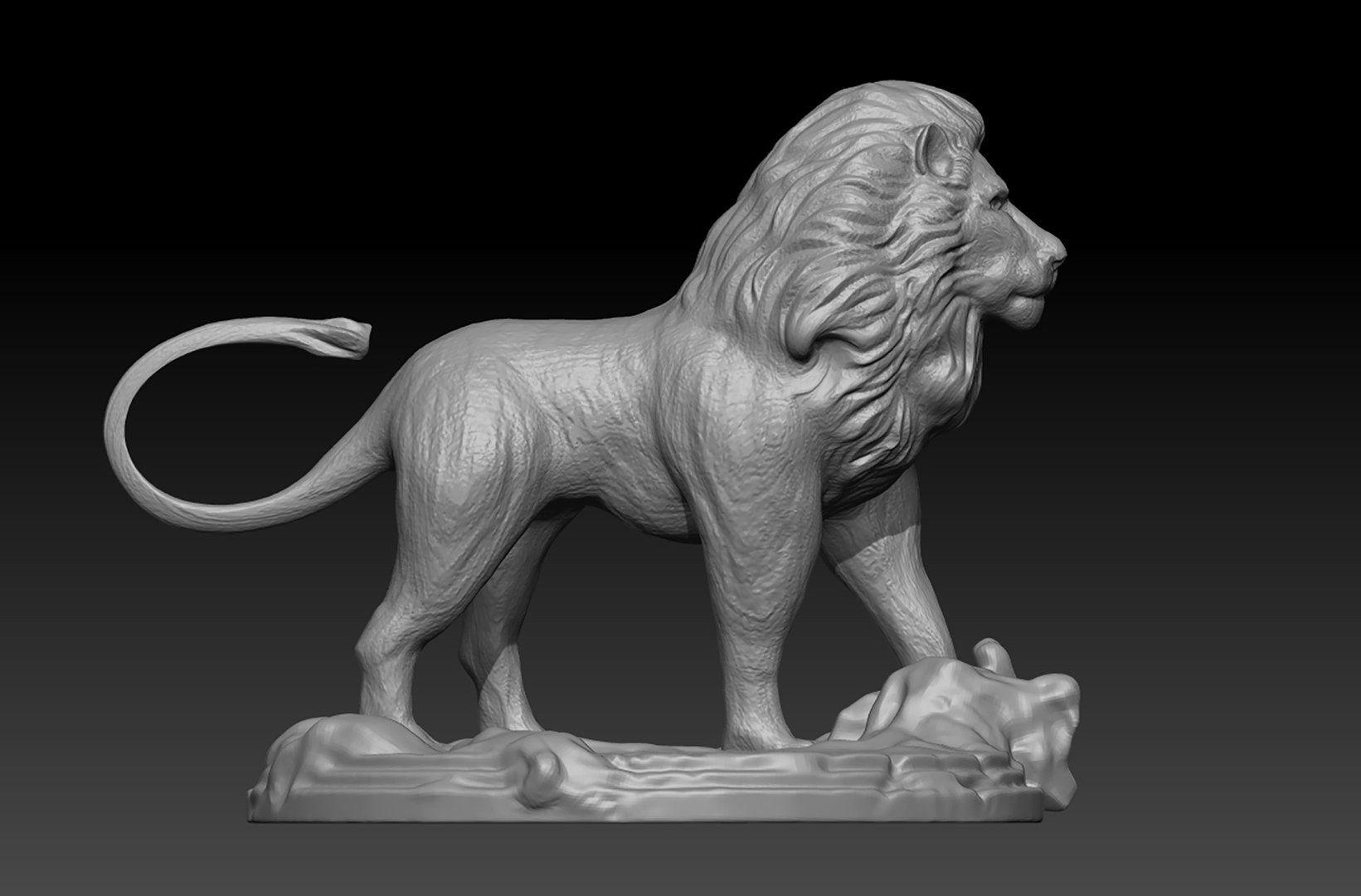 3D Lion Model For 3D Printing Model - TurboSquid 2255738