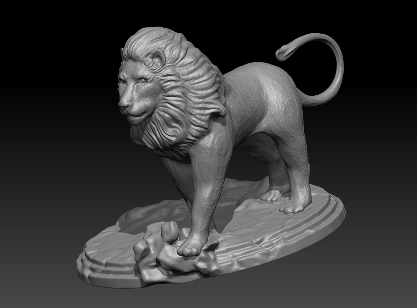 3D Lion Model For 3D Printing Model - TurboSquid 2255738