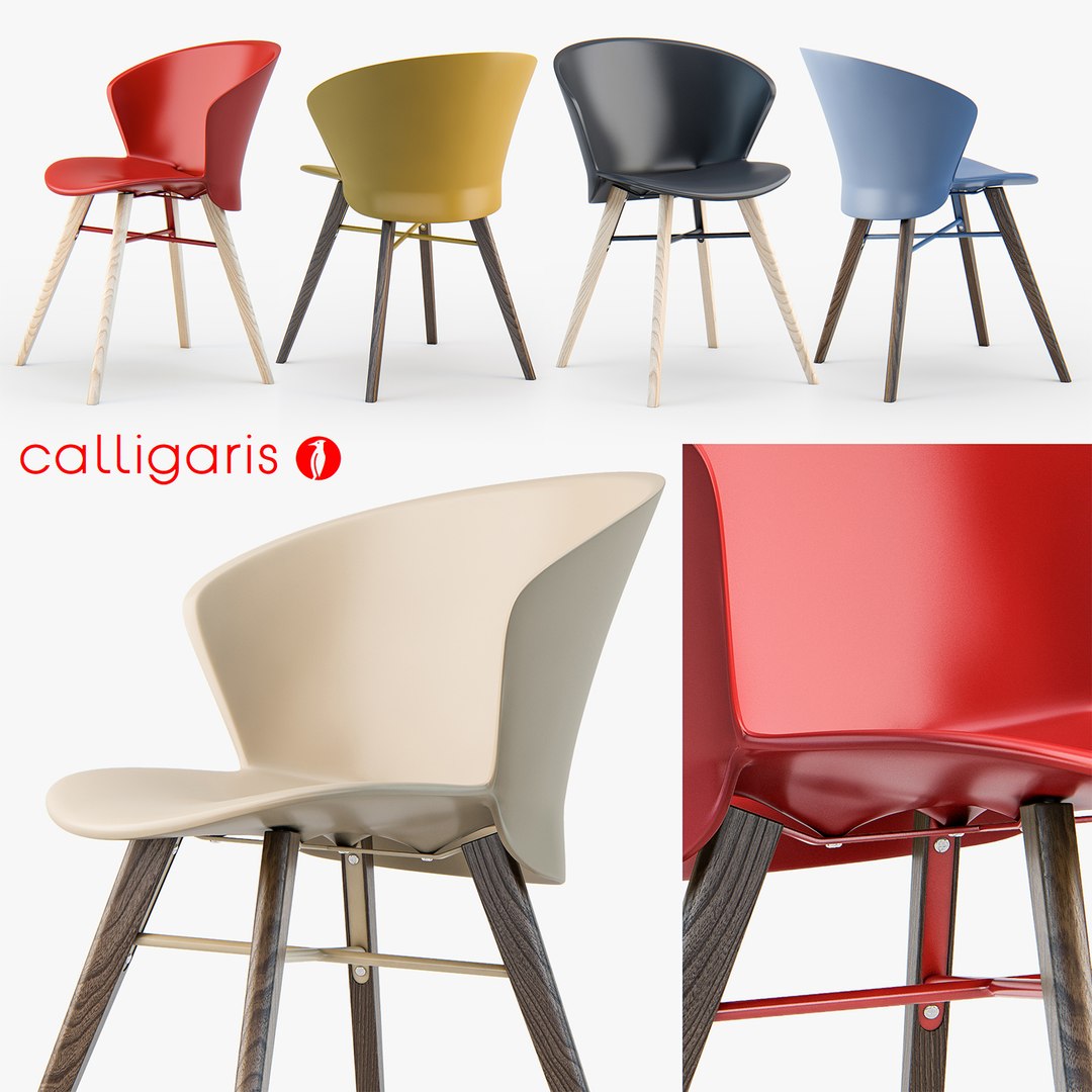 Calligaris Bahia W Chair 3d Obj