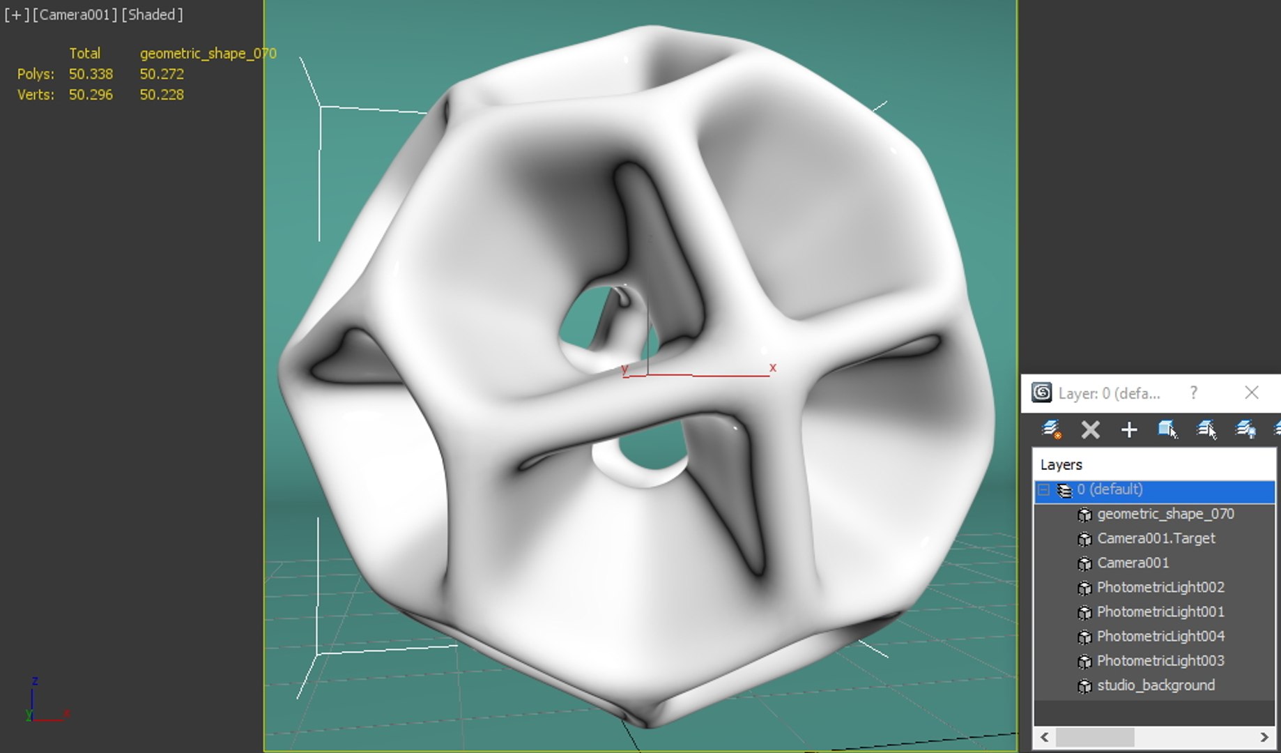 geometric shape 3d model
