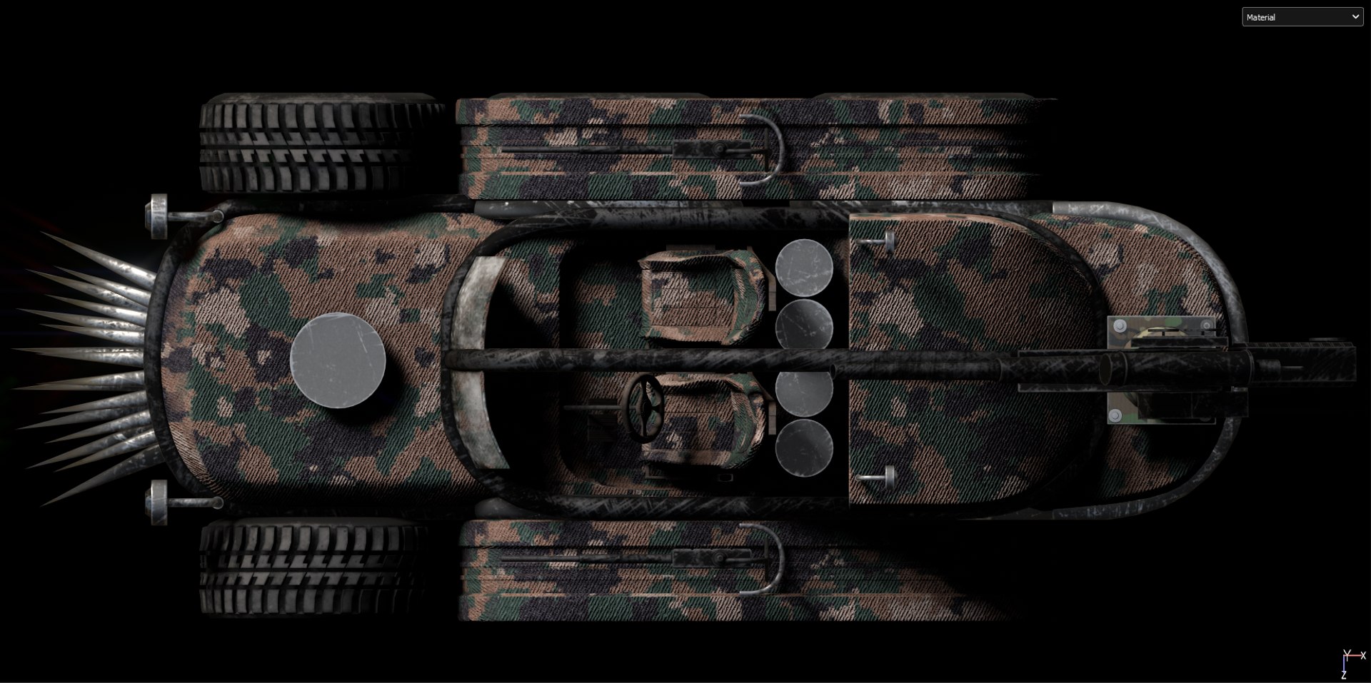 Mounted Howitzer 3D model - TurboSquid 2156448