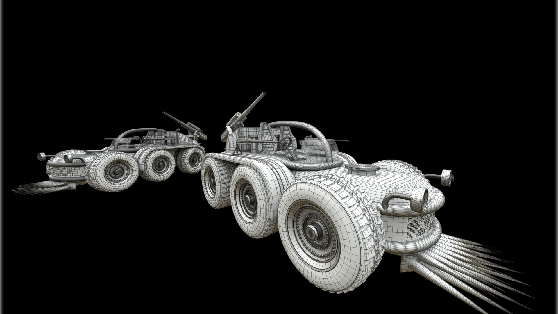 Mounted Howitzer 3D model - TurboSquid 2156448