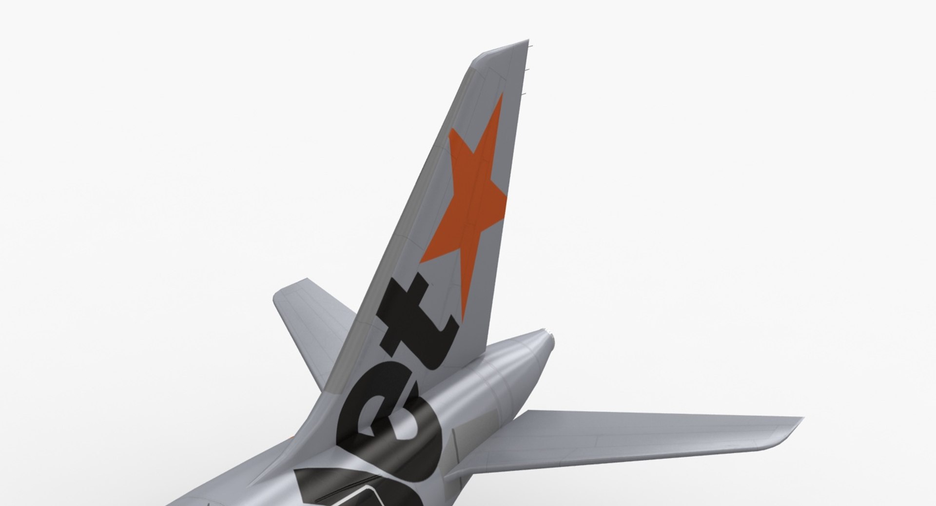 3d model airbus a320 jetstar