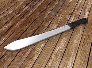 nice machete 3d model