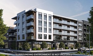 3D Modern Apartment 01 model