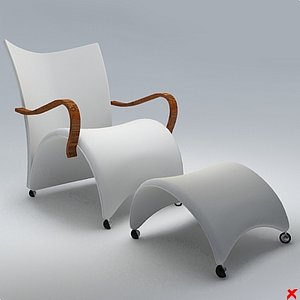 armchair chair 3d max