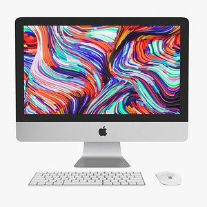 3D Apple 21.5 iMac 2019 model