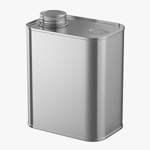 3D F-Style Coffee Metal Can Mockup 03