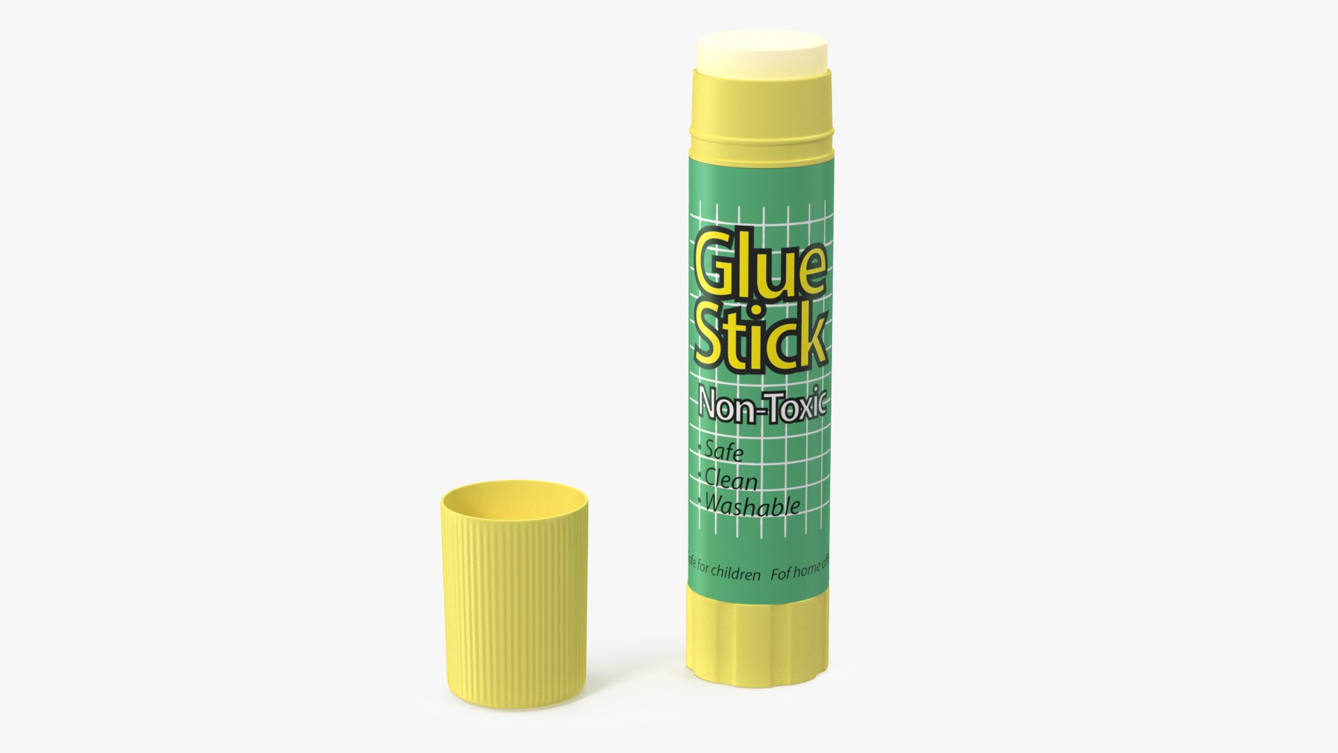 Washable Glue Stick 3D model preview