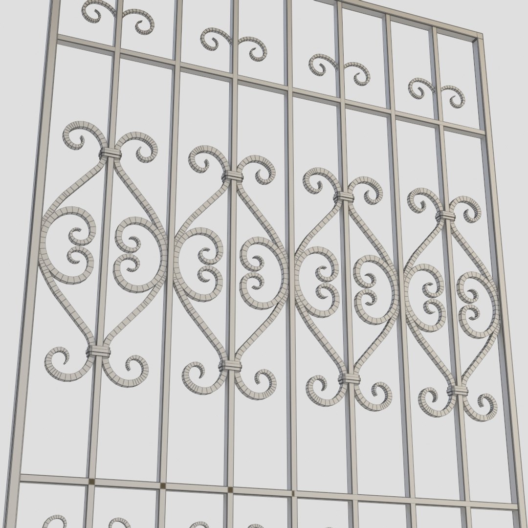 3d Windows Bars Model