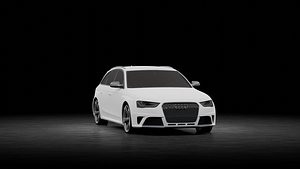 Audi RS4 Avant 2013 3D model