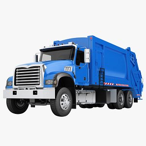 3D model Garbage Truck Generic 03