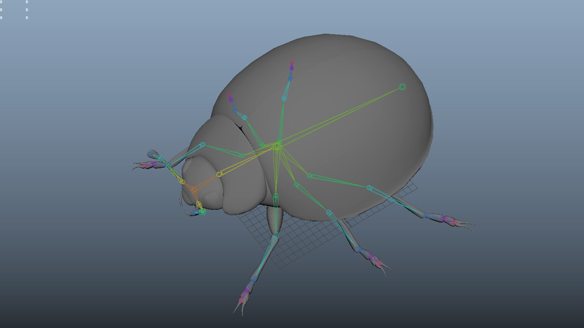 Ladybug Rigged 3D Model - TurboSquid 1588443