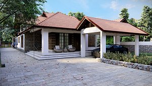 3D Luxury villa