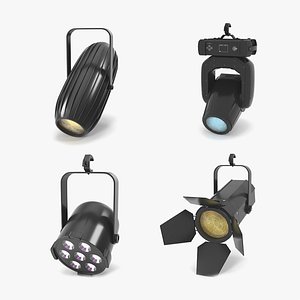 Studio Stage Light Collection 3D model