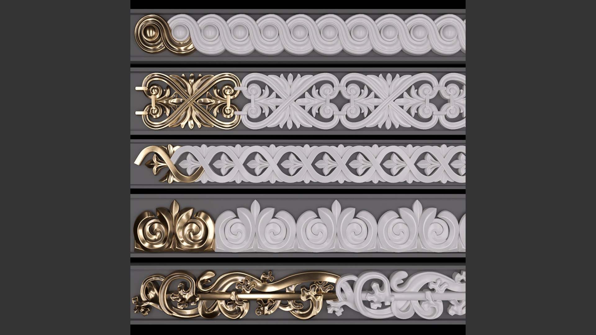 3D Model Trim Ornament 06 - TurboSquid 1885812