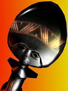 fertility idol 3d model