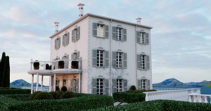 Como Lake Mansion 3D