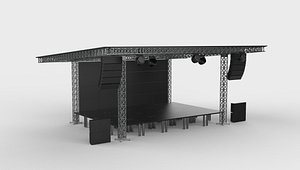 Concert Building 3D model