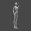 Girl low-Poly