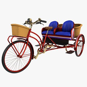 Classic Tricycle 3D model