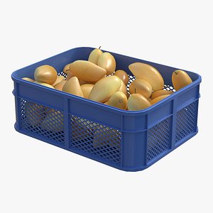 3D Mango 3 Plastic Crate model