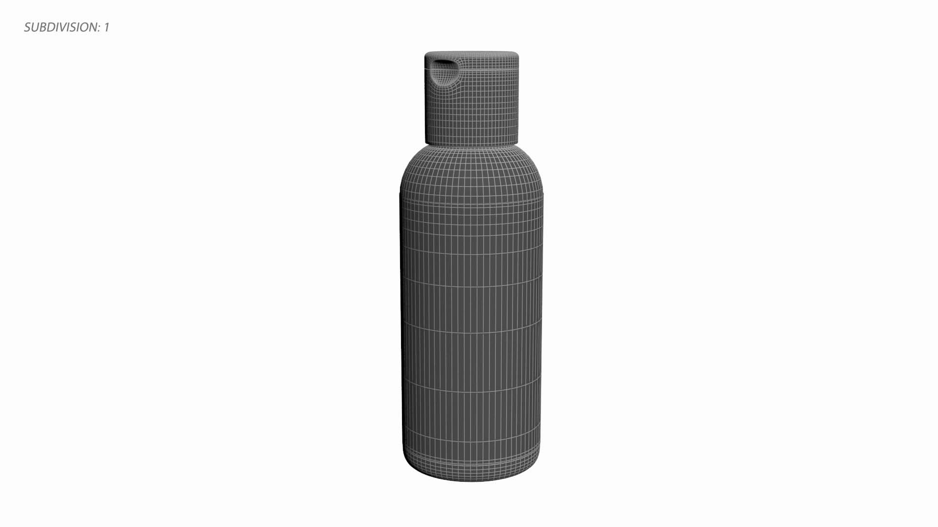 3D Small Cream Bottle With Flip Top TurboSquid 2070520