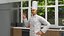 3D Professional Chef Character in Pose for 3D Print