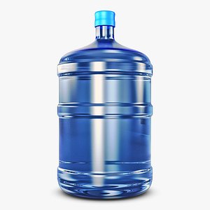water bottle container v 3D model