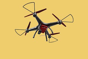 DRONE WEBCAM HD CAMERA MOD QUADCOPTER UAV UAS AERIAL FPV RC model
