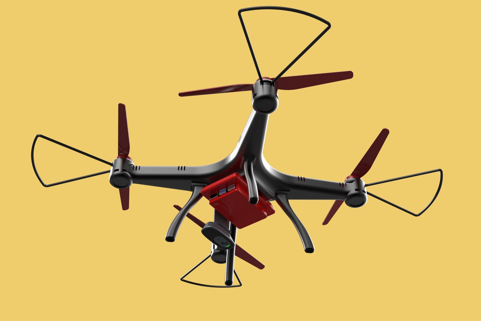 DRONE WEBCAM HD CAMERA MOD QUADCOPTER UAV UAS AERIAL FPV RC Model ...