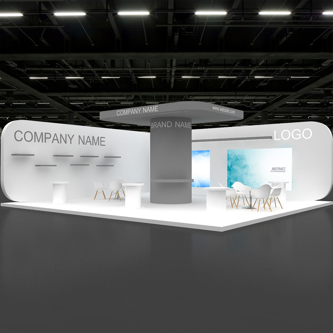 3d Model Booth 3D - TurboSquid 2348565