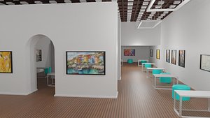 3D Art Gallery model
