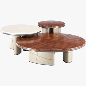 3D Coffee table from Ceppi factory waveSantos collection