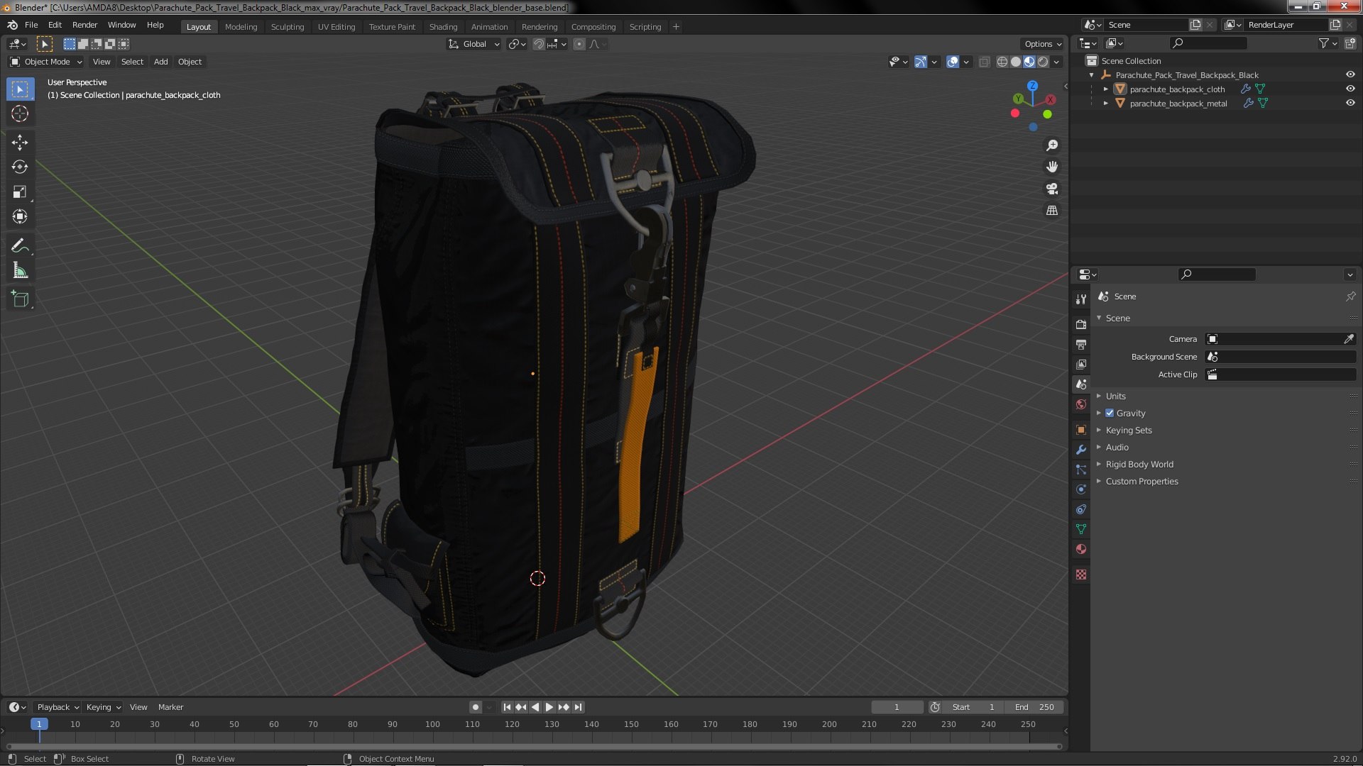 Parachute Pack Travel Backpack Black 3D model https://p.turbosquid.com/ts-thumb/aS/47sxY2/F8/parachutepacktravelbackpackblackmb3dmodel017/jpg/1686858373/1920x1080/fit_q87/c127646fb48b537cb4b5f26b878662f05ebc5a04/parachutepacktravelbackpackblackmb3dmodel017.jpg