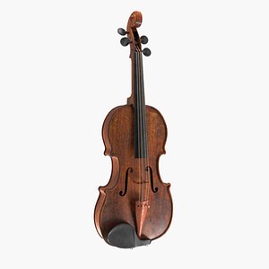 3D 4 Srings Violin model
