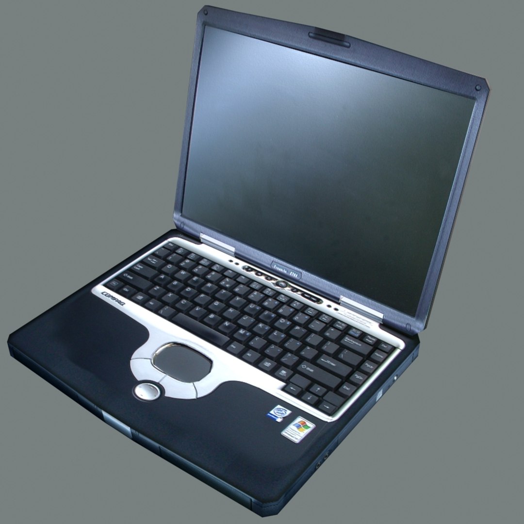 Notebook Compaq 3d Model